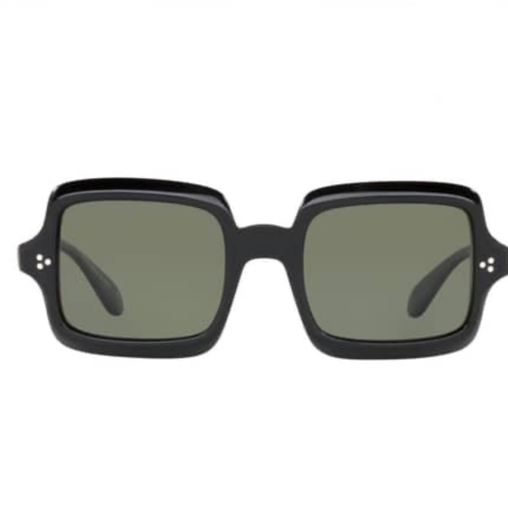 Oliver People’s Avri Square Tortoise Polarized Sunglasses 50mm New - Picture 1 of 13